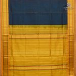 Silk Cotton Sarees Korvai Vairaoosi – Dark Teal SAS0038160 - Image 3