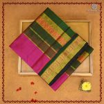 Silk Cotton Sarees Korvai Vairaoosi – Rani Pink SAS0038161