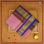 Silk Cotton Sarees Korvai Vairaoosi – Light Onion Pink SAS0038163