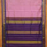 Silk Cotton Sarees Korvai Vairaoosi – Light Onion Pink SAS0038163 - Image 3