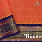 Silk Cotton Sarees Korvai Vairaoosi – Dual Shade Pink with Orange SAS0038164 - Image 2