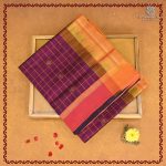 Silk Cotton Sarees – Burgundy SAS0038168