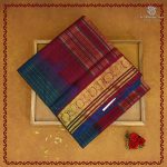 Silk Cotton Sarees Muthukattam – Dual Shade Peacock Green SAS0038174