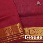 Silk Cotton Sarees Muthukattam – Bluish Grey SAS0038177 - Image 2