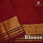 Silk Cotton Sarees Muthukattam – Orange SAS0038178 - Image 2