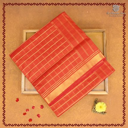 Silk Cotton Sarees – Orange SAS0038185
