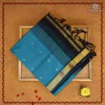 Silk Cotton Sarees – Light Cerulean Blue SAS0038196