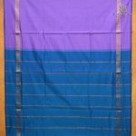 Semi Silk Cotton Sarees – Deep Lilac SASPC38198 - Image 3