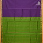 Semi Silk Cotton Sarees – Dark Purple SASPC38205 - Image 3