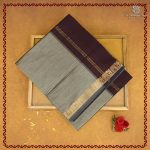 Semi Silk Cotton Sarees – Greyish Beige SASPC38208