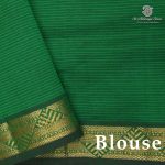 Semi Silk Cotton Sarees – Forest Green SASPC38209 - Image 2