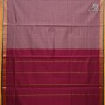 Semi Silk Cotton Sarees – Dark Onion Pink SASPC38211 - Image 3