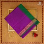 Semi Silk Cotton Sarees – Purple SASPC38212