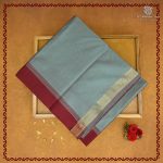 Semi Silk Cotton Sarees – Mint Blue SASPC38213