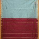 Semi Silk Cotton Sarees – Mint Blue SASPC38213 - Image 3