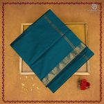 Semi Silk Cotton Sarees – Teal Green SASPC38214