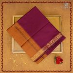 Semi Silk Cotton Sarees – Burgundy SASPC38217