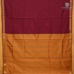 Semi Silk Cotton Sarees – Maroon SASPC38221 - Image 3