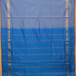 Semi Silk Cotton Sarees – Dual Shade Pale Blue SASPC38222 - Image 3