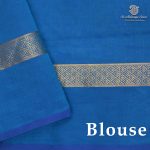 Semi Silk Cotton Sarees – Dual Shade Pale Blue SASPC38222 - Image 2