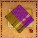 Semi Silk Cotton Sarees – Purple SASPC38225