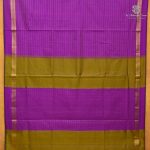 Semi Silk Cotton Sarees – Purple SASPC38225 - Image 3