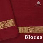 Semi Silk Cotton Sarees – Orange SASPC38228 - Image 2