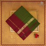 Semi Silk Cotton Sarees – Dark Mehandi Green SASPC38229