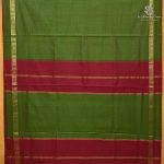 Semi Silk Cotton Sarees – Dark Mehandi Green SASPC38229 - Image 3