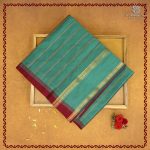 Semi Silk Cotton Sarees – Dark Seafoam Green SASPC38230