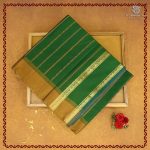Semi Silk Cotton Sarees – Dual Shade Green SASPC38233
