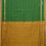 Semi Silk Cotton Sarees – Dual Shade Green SASPC38233 - Image 3