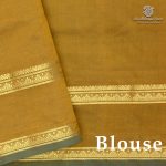 Semi Silk Cotton Sarees – Dual Shade Green SASPC38233 - Image 2