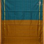 Semi Silk Cotton Sarees – Teal Green SASPC38238 - Image 3