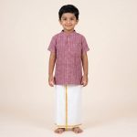 UGA Kids Kurta - Onion Pink SASK0038087