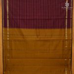 Semi Silk Cotton Sarees – Maroon SASPC38239 - Image 3