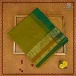 Semi Silk Cotton Sarees – Sambangi Green SASPC38240