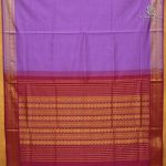 Semi Silk Cotton Sarees – Lilac SASPC38245 - Image 3