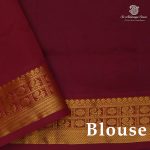 Semi Silk Cotton Sarees – Dual Shade Dark Navy Blue SASPC38251 - Image 2