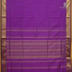 Semi Silk Cotton Sarees – Dual Shade Indigo SASPC38252 - Image 3
