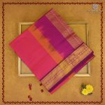 Semi Silk Cotton Sarees – Pinkish Red SASPC38253