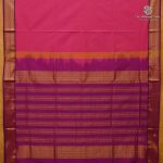 Semi Silk Cotton Sarees – Pinkish Red SASPC38253 - Image 3