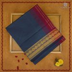 Semi Silk Cotton Sarees – Dark Grey SASPC38255