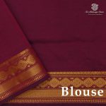 Semi Silk Cotton Sarees – Dark Grey SASPC38255 - Image 2