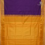 Semi Silk Cotton Sarees – Deep Purple SASPC38258 - Image 3