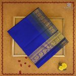 Semi Silk Cotton Sarees – MS Blue SASPC38265