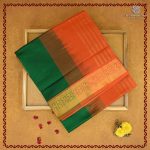 Semi Silk Cotton Sarees – Forest Green SASPC38268