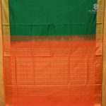 Semi Silk Cotton Sarees – Forest Green SASPC38268 - Image 3