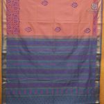 Semi Silk Cotton Printed Sarees – Dusky Rose SASPC38270 - Image 3
