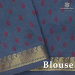 Semi Silk Cotton Printed Sarees – Dusky Rose SASPC38270 - Image 2